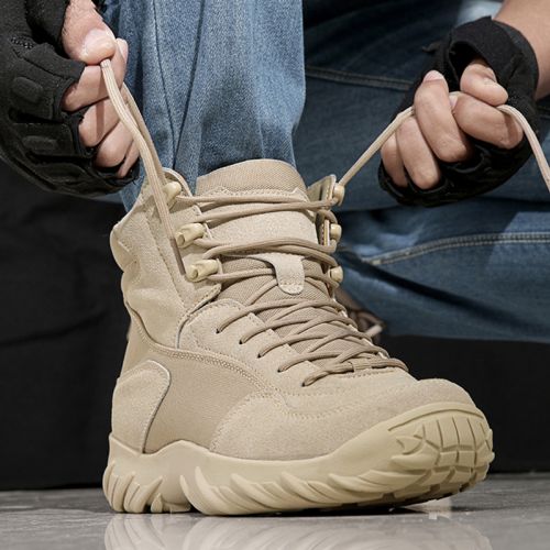 Boots militaires pour homme en Anti-fourrure - amortissement Ref 1397244