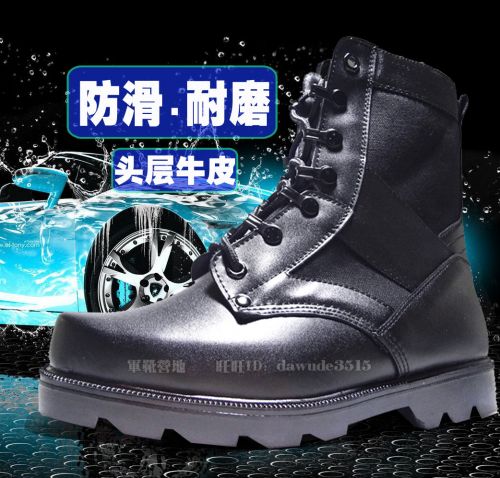 Boots militaires pour homme Première couche en cuir - porter Ref 1397406