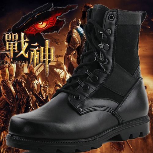 Boots militaires pour homme en cuir - porter Ref 1397421