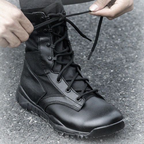 Boots militaires pour homme en cuir - amortissement Ref 1397435