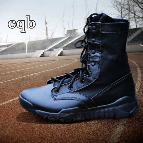 Boots militaires pour homme CQB. en Nylon + cuir - amortissement Ref 1397531