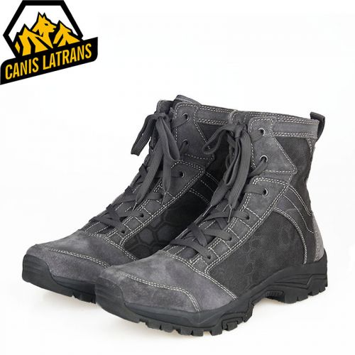 Boots militaires CANISLATRANS Première couche en cuir - porter Ref 1397603