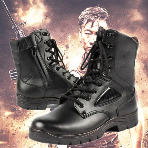 Boots militaires pour homme Première couche en cuir - respirant Ref 1397654