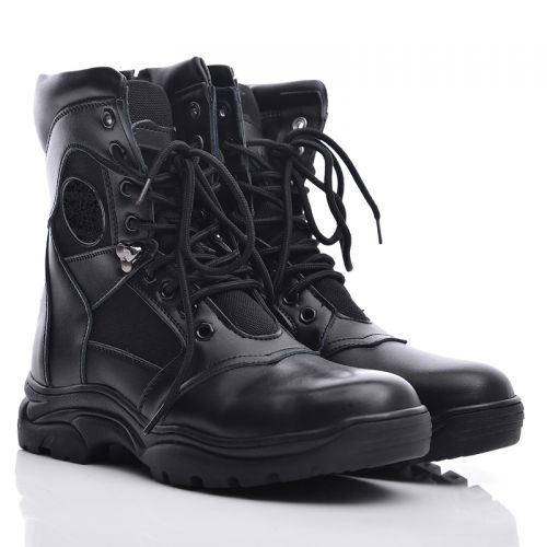 Boots militaires Première couche en cuir - choc Ref 1397729