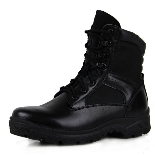 Boots militaires pour homme en cuir - porter Ref 1397792