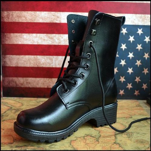 Boots militaires pour femme FREE KNIGHT en Nylon + cuir - porter Ref 1397836