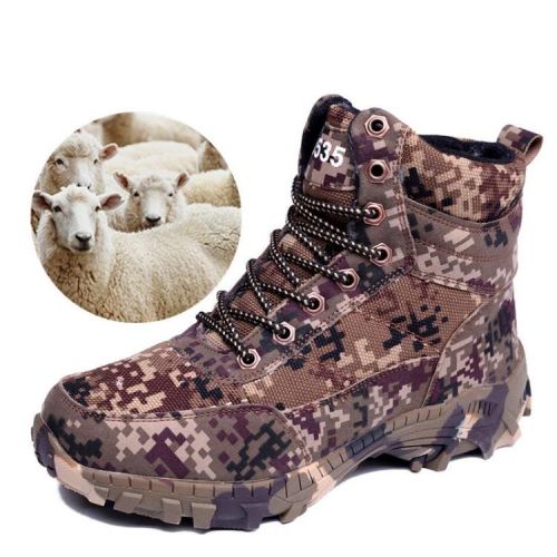 Boots militaires pour homme en toile - Ref 1397854