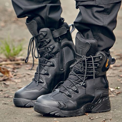 Boots militaires pour homme MTGHUM en cuir - chaud Ref 1397860