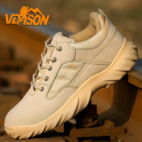 Boots militaires pour homme VDASON en Cuir + mesh - porter Ref 1397928