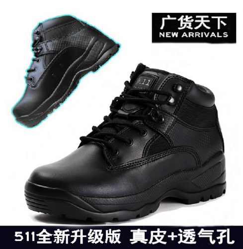 Boots militaires pour homme en cuir - dérapage Ref 1397929
