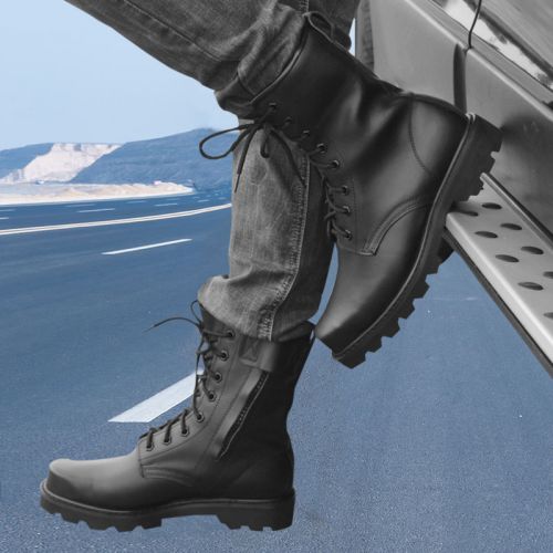 Boots militaires pour homme en cuir - amortissement Ref 1397933