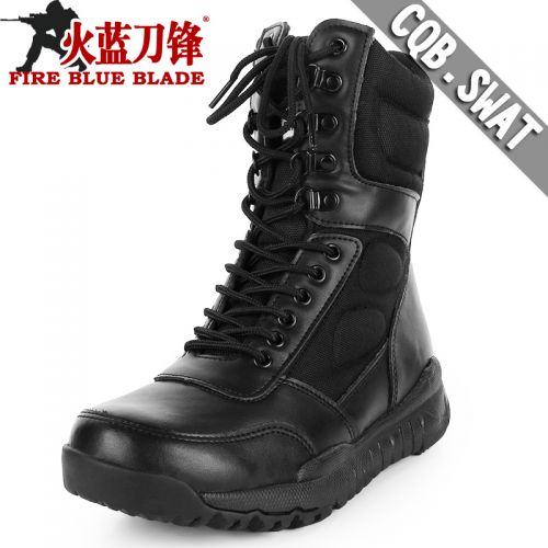 Boots militaires pour homme en cuir - amortissement Ref 1397957