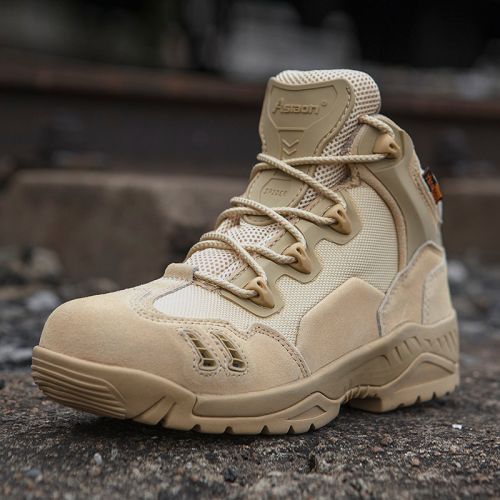 Boots militaires pour homme ASIAON en cuir - balance Ref 1398116