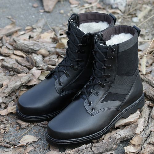 Boots militaires pour homme en pu + mesh - lumière Ref 1398121