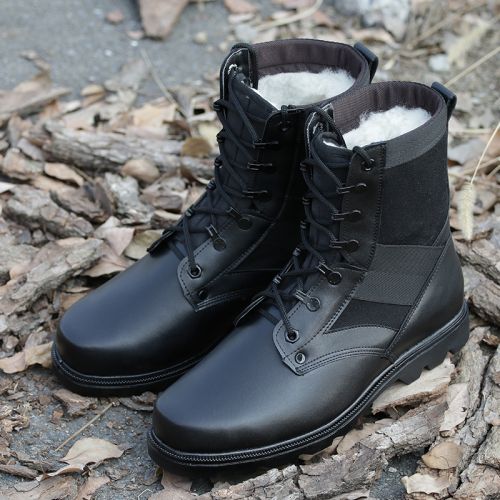 Boots militaires pour homme en pu + mesh - respirant Ref 1398133