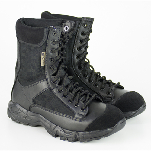 Boots militaires pour homme ZHAOSENSHI en cuir - amortissement Ref 1398206
