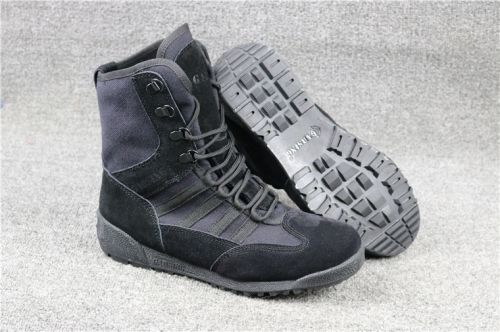 Boots militaires pour homme en cuir - porter Ref 1398363