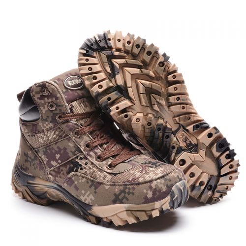 Boots militaires pour Lovers en toile - chaud Ref 1398433