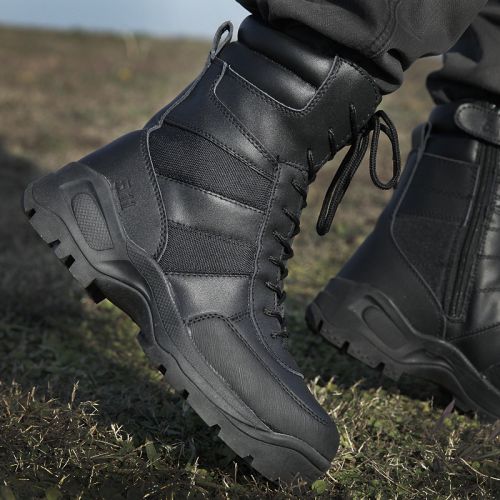 Boots militaires pour homme en Nylon + cuir - augmenter Ref 1398523