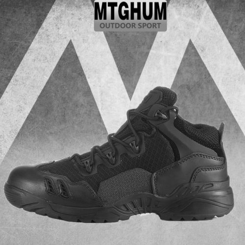 Boots militaires pour homme MTGHUM en cuir - porter Ref 1398562