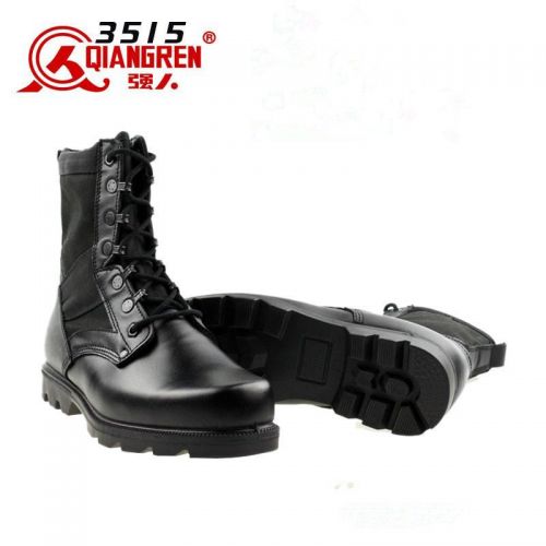 Boots militaires en cuir - lumière Ref 1398596