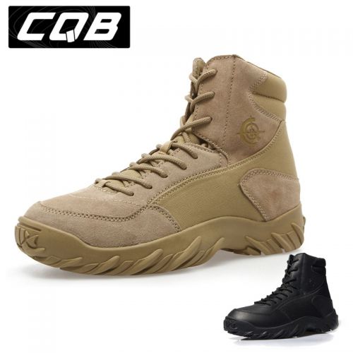 Boots militaires pour homme C Q B en Cuir + mesh - amortissement Ref 1398604