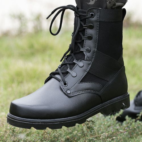 Boots militaires pour homme en engrener - amortissement Ref 1398616
