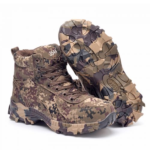 Boots militaires pour Lovers en toile - chaud Ref 1398637