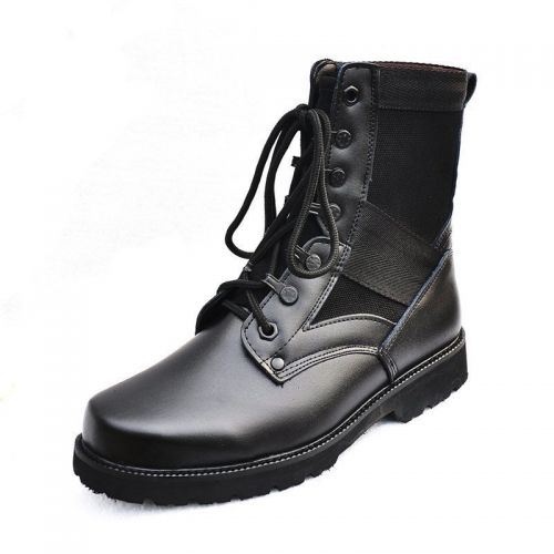 Boots militaires HENGYE Première couche en cuir - Ref 1398695