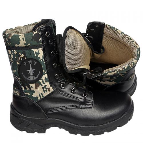 Boots militaires pour homme Première couche en cuir - porter Ref 1398742
