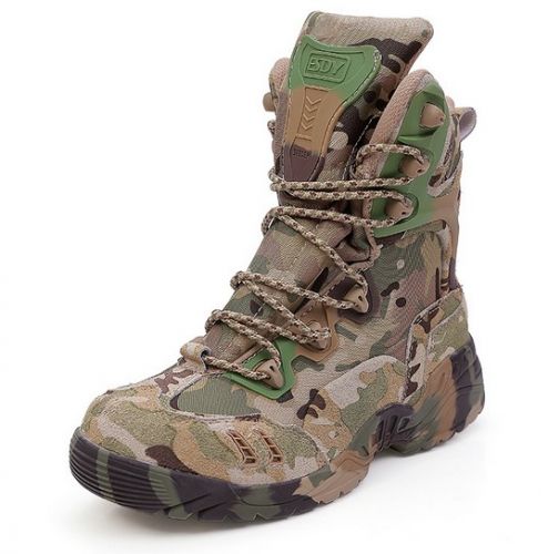 Boots militaires pour homme ESDY en cuir - amortissement Ref 1398772