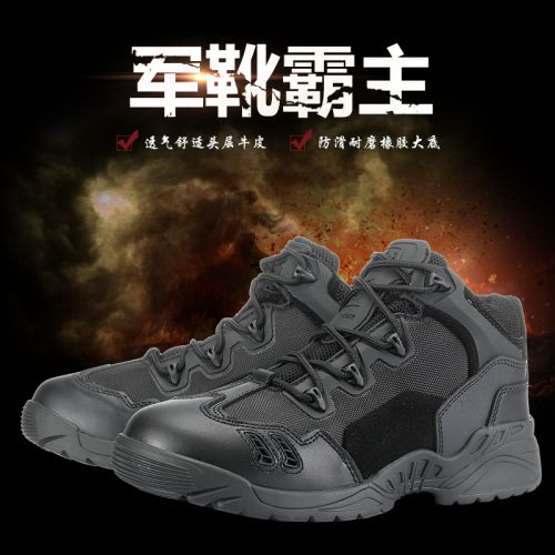 Boots militaires pour homme Première couche en cuir - amortissement Ref 1398827