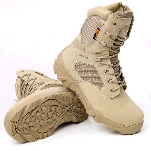 Boots militaires pour homme en cuir - porter Ref 1398836