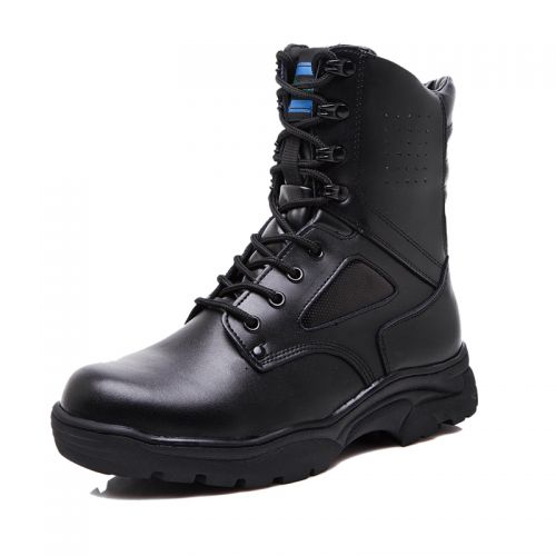 Boots militaires en cuir - Ref 1398935