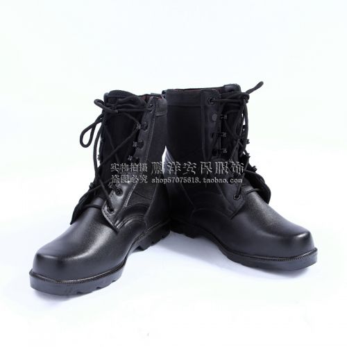 Boots militaires pour homme en cuir - Ref 1399092