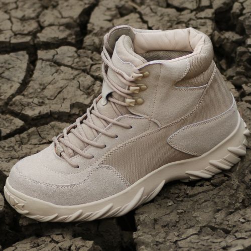 Boots militaires pour homme en Cuir + mesh - amortissement Ref 1399101