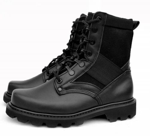 Boots militaires pour homme en cuir - Ref 1399135