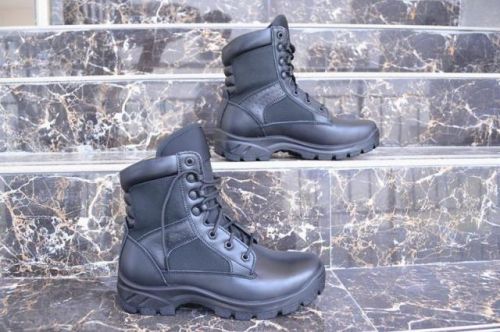 Boots militaires en cuir - porter Ref 1399312