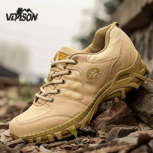 Boots militaires pour homme VDASON en Cuir + mesh - porter Ref 1399318