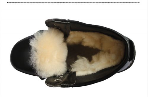 Boots militaires pour homme en cuir - chaud Ref 1399398