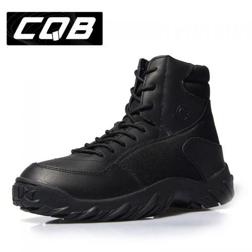 Boots militaires pour homme C.Q.B en cuir - amortissement Ref 1399435