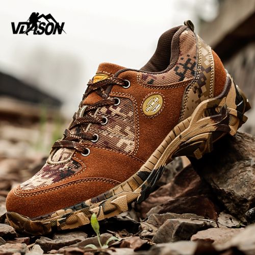 Boots militaires pour homme VDASON en Cuir + mesh - porter Ref 1399448