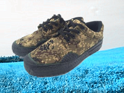 Boots militaires pour homme en toile - dérapage Ref 1399630