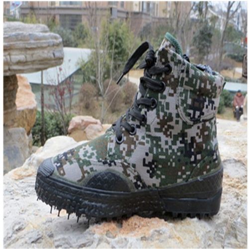 Boots militaires en toile - dérapage Ref 1399647