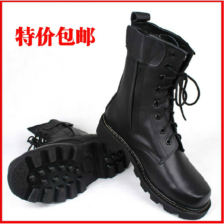 Boots militaires pour homme en cuir - porter Ref 1399917