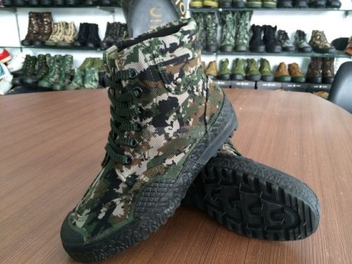 Boots militaires pour homme en toile - porter Ref 1399931