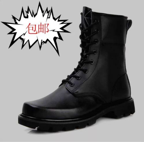 Boots militaires pour homme en cuir - porter Ref 1399973