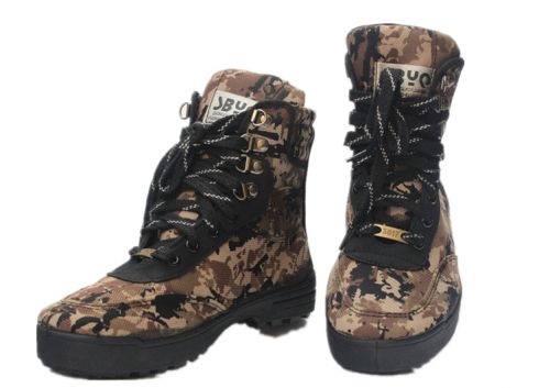Boots militaires pour homme en toile - dérapage Ref 1400069