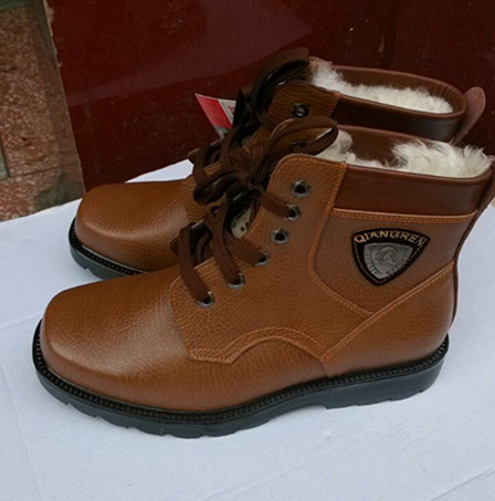 Boots militaires pour homme en cuir - porter Ref 1400175