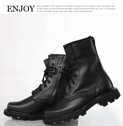 Boots militaires pour homme en cuir - amortissement Ref 1400176